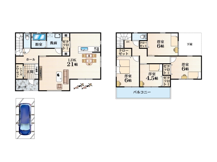 Ⅱ-D号地プラン図