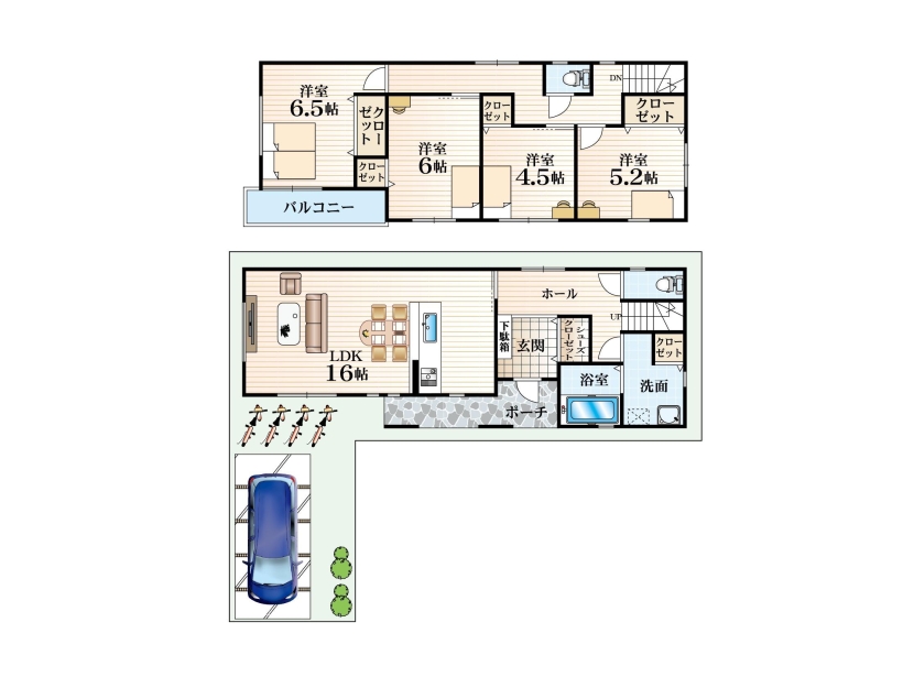 大阪市鶴見区横堤2丁目 全2区画 新築一戸建て｜大阪市鶴見区の不動産売買のご相談ならビーンズホーム