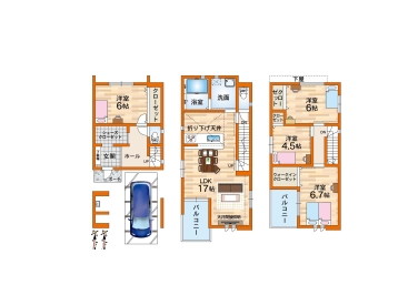 大阪市鶴見区安田3丁目 全5区画