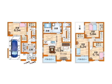 大阪市城東区古市1丁目 全18区画